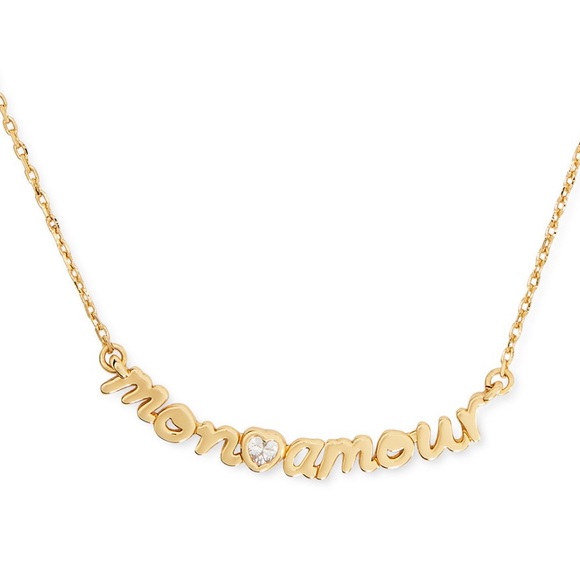 Kate Spade New York Cubic Zirconia Mom Amour Necklace
